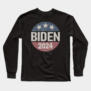 Vintage Biden 2024 Long Sleeve T-Shirt